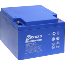 Orbus 12V 28AH Yatay Tip Jel Engelli Araç Aküsü