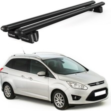 Today Auto Pençe Ford Grand C-Max Ara Atkı (2010-2019) Uyumlu Siyah Ara Atkı Port Bagaj Tavan Barı