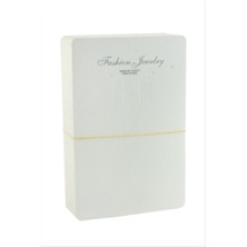 Zero Land Storozde Dikdörtgen Set Kolye Kartı 100 Adet - Beyaz