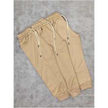 Vieso 3'lü Eşofman Altı Likralı Birinci Kaliteli 2 Iplik Şardonsuz Mevsimlik