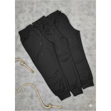 Vieso Unisex 3'lü Eşofman Altı 9 Yaş İçin Mevsimlik Likralı Şardonsuz Tasarım