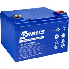 Orbus 12V 33AH Jel  Engelli Araç Aküsü
