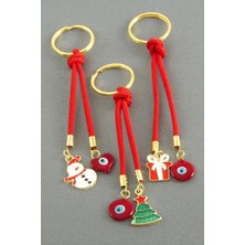 Zero Land Storozde 2026 Yılbaşı Camlı Ipli Anahtarlık - Kırmızı