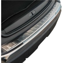 Ack Dizayn Volkswagen Tiguan 2016+ Arka Tampon Koruma Paslanmaz Çelik