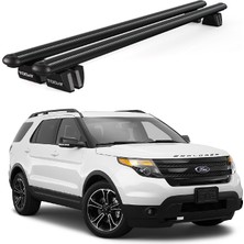 Today Auto Pençe Ford Explorer Ara Atkı (2011-2019) Uyumlu Siyah Ara Atkı Port Bagaj Tavan Barı