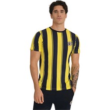 Fenerbahçe Erkek Tribün Çubuklu T-Shirt