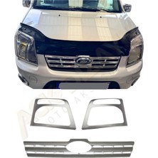 Ack Dizayn Ford Connect 2009-2014 Krom Ön Set (Panjur+Far Çerçevesi) A+