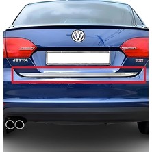Ack Dizayn Volkswagen Jetta 2011+ Araca Özel Krom Bagaj Alt Çıtası Paslanmaz Çelik A+