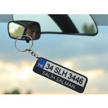 Kişiye Özel Plaka Anahtarlık – Isimli 3D Baskı Araba Plakası Anahtarlık