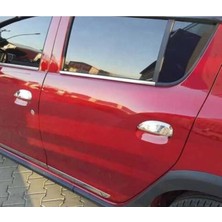 Ack Dizayn Renault Symbol 2007-2013 Araca Özel Krom Kapı Kolu Paslanmaz Çelik A+