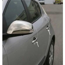Ack Dizayn Renault Megane 3 Araca Özel Krom Kapı Kolu Paslanmaz Çelik A+