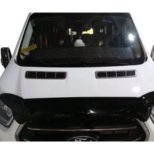 Ack Dizayn Ford Transit 2014+ Araca Özel Kaput Üstü Havalandırma Krom A+