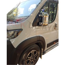 Ack Dizayn Fiat Ducato 2025+ Yeni Kasa Araca Özel Krom Kapı Kolu Paslanmaz Çelik A+ Sensörlü