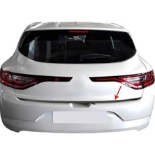 Ack Dizayn Renault Megane 4 Hb 2016+ Araca Özel Krom Bagaj Alt Çıtası Paslanmaz Çelik A+