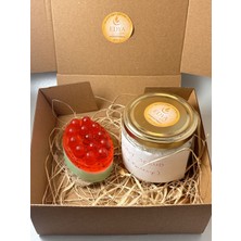 Doğal Kabak Lifli Duş Sabunu ve Deniz Tuzlu Vücut Peelingi Set