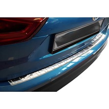 Ack Dizayn Nissan Qashqai 2017-2020 Arka Tampon Koruma Paslanmaz Çelik