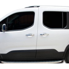 Ack Dizayn Peuget Rifter 2018+ Araca Özel Krom Kapı Kolu Paslanmaz Çelik A+