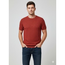 Centilmen Kip Triko Yuvarlak Yaka T-Shirt 10003