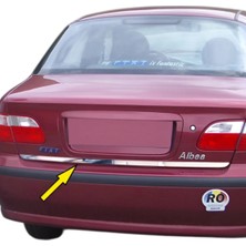 Ack Dizayn Fiat Albea Araca Özel Krom Bagaj Alt Çıtası Paslanmaz Çelik A+