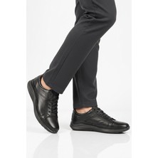 Marco Rossi Siyah Hakiki Deri Erkek Casual Ayakkabı 152-22585 M