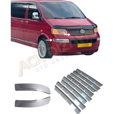 Ack Dizayn Transporter T5 2003-2010 Krom Ön Set (Tampon Kaşı+Panjur Kromu) A+