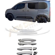 Ack Dizayn Rifter-Combo-Berlingo-Proace 2'li Yan Krom Seti (Kapı Kol+Cam Çıtası) A+