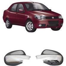 Ack Dizayn Fiat Albea 2009+ Araca Özel Krom Ayna Kapağı Abs Plastik A+