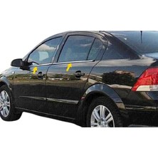 Ack Dizayn Opel Astra H Sedan 2004+ Araca Özel Krom Cam Alt Çıtası A+