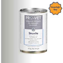 PRO-VET Struvite Urinary Idrar Yolu Destekleyici Veteriner Kedi Yaş Maması 415 gr