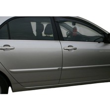 Ack Dizayn Toyota Corolla 2002-2007 Sd Araca Özel Krom Cam Alt Çıtası A+