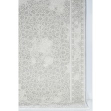 Lexa Home Bambu Tarz Salon Halısı - 4m² ve 6m² Açık Gri Oturma Odası Halısı - Antialerjik Dokuma