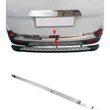 Ack Dizayn Ford Courier 2014-2023 Araca Özel Bagaj Alt Çıtası Krom A+ Paslanmaz Çelik