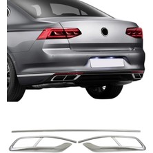 Ack Dizayn Volkswagen Passat B8,5 2019+ Egsoz Kromu Difüzör 3prç R-Line Çift Çıkış A+
