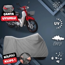 ULTRASHOP Rmg Moto Gusto Monza 100 Su Geçirmez Motosiklet Brandası Arka Çanta Uyumlu Motosiklet Branda