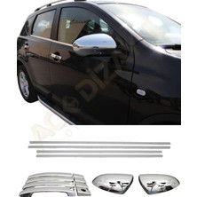 Ack Dizayn Nissan Qashqai 3'lü Krom Set 2007-2014 (Cam .ıtası-Kapı Kol-Ayna Kapağı)