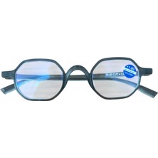 Oxxop Accessory (1.00 Numara) Yakın Gözlük, Bilgisayar & Telefon Mavi Işık Filtreli, Ultra Esnek Şık Gri Çerçeve