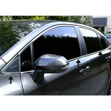Ack Dizayn Toyota Corolla 2019+ Araca Özel Krom Cam Alt Çıtası A+