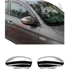 Ack Dizayn Fiat Egea Sd/hb/cross Araca Özel Krom Ayna Kapağı Abs A+ Paslanmaz