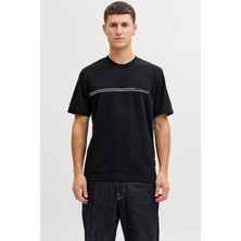 Jack & Jones Jack&jones 12289936 0 Yaka Erkek Tshirt - Siyah