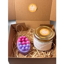 Doğal Kabak Lifli Duş Sabunu ve Deniz Tuzlu Vücut Peelingi Set