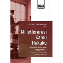 Eğitim Yayınevi Milletlerarası Kamu Hukuku Alanında Uluslararası Araştırmalar 1