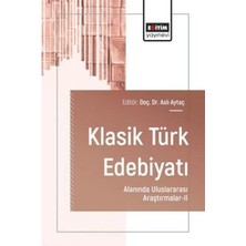 Eğitim Yayınevi Klasik Türk Edebiyatı Alanında Uluslararası Araştırmalar 2
