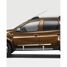 Ack Dizayn Dacia Duster 2018+ Araca Özel Üretim Krom Yan Kapı Çıtası A+ Paslanmaz Çelik