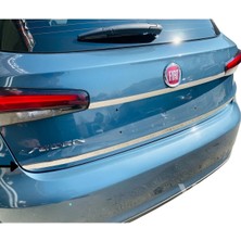 Ack Dizayn Fiat Egea Cross 2020+ Araca Özel Krom Bagaj Alt Çıtası Paslanmaz Çelik A+