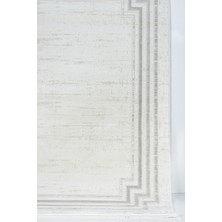 Lexa Home Bambu Tarz Salon Halısı - 4m² ve 6m² Açık Gri Oturma Odası Halısı - Antialerjik Dokuma