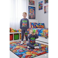 Cg Kids Brawl Stars 2 Iplik Kumaş Erkek Çocuk Alt Üst Takım Süper Kalite Eşofman Detay