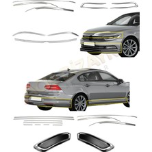 Ack Dizayn Volkswagen Passat B8 2015-2019 Premium Krom Seti A+ Paslanmaz
