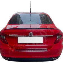 Ack Dizayn Fiat Egea Sedan 2015+ Araca Özel Arka Tampon Koruma + Bagaj Çıtası Seti 2pcs Paslanmaz Çelik A+