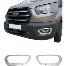 Ack Dizayn Ford Transit 2019+ Krom Sis Çerçevesi 2pcs Paslanmaz Krom A+