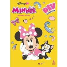 Doğan Çocuk Disney Minnie   Dev Çıkartmalı Boyama Kitabı